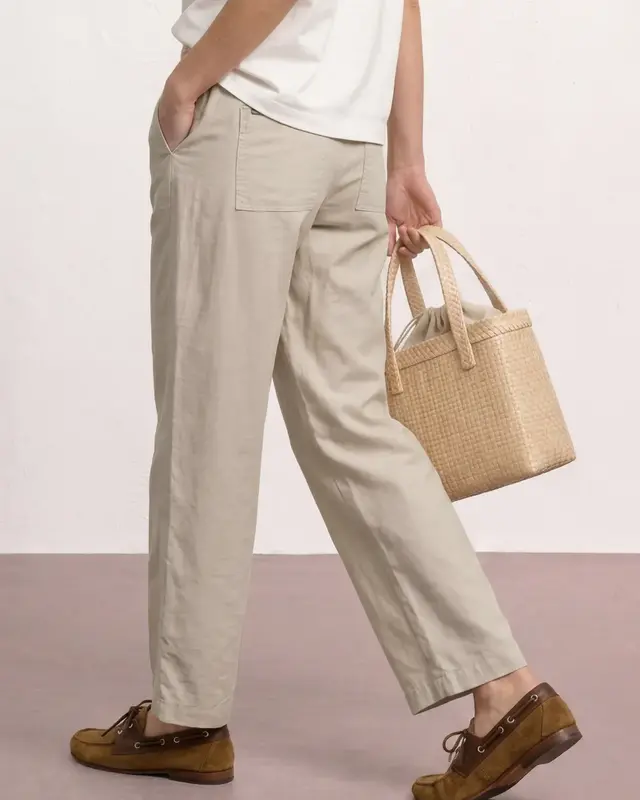 Street One High Waist Hose - Clay Sand