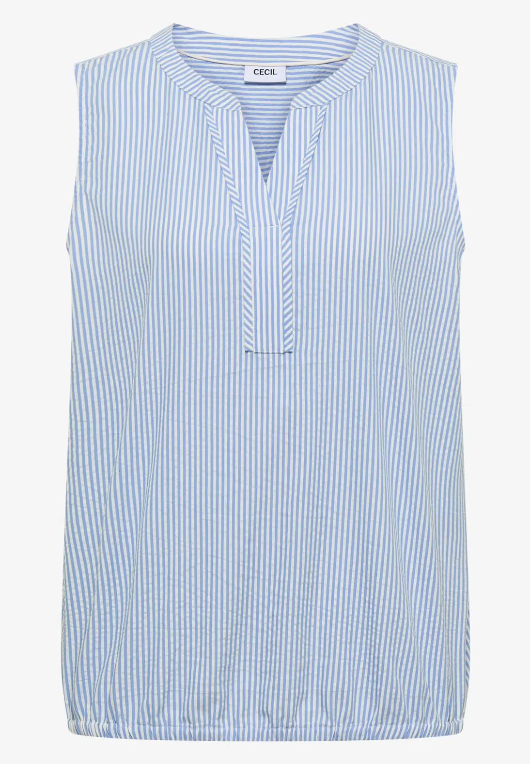 Cecil Blousetop Seersucker - Blouse Blue