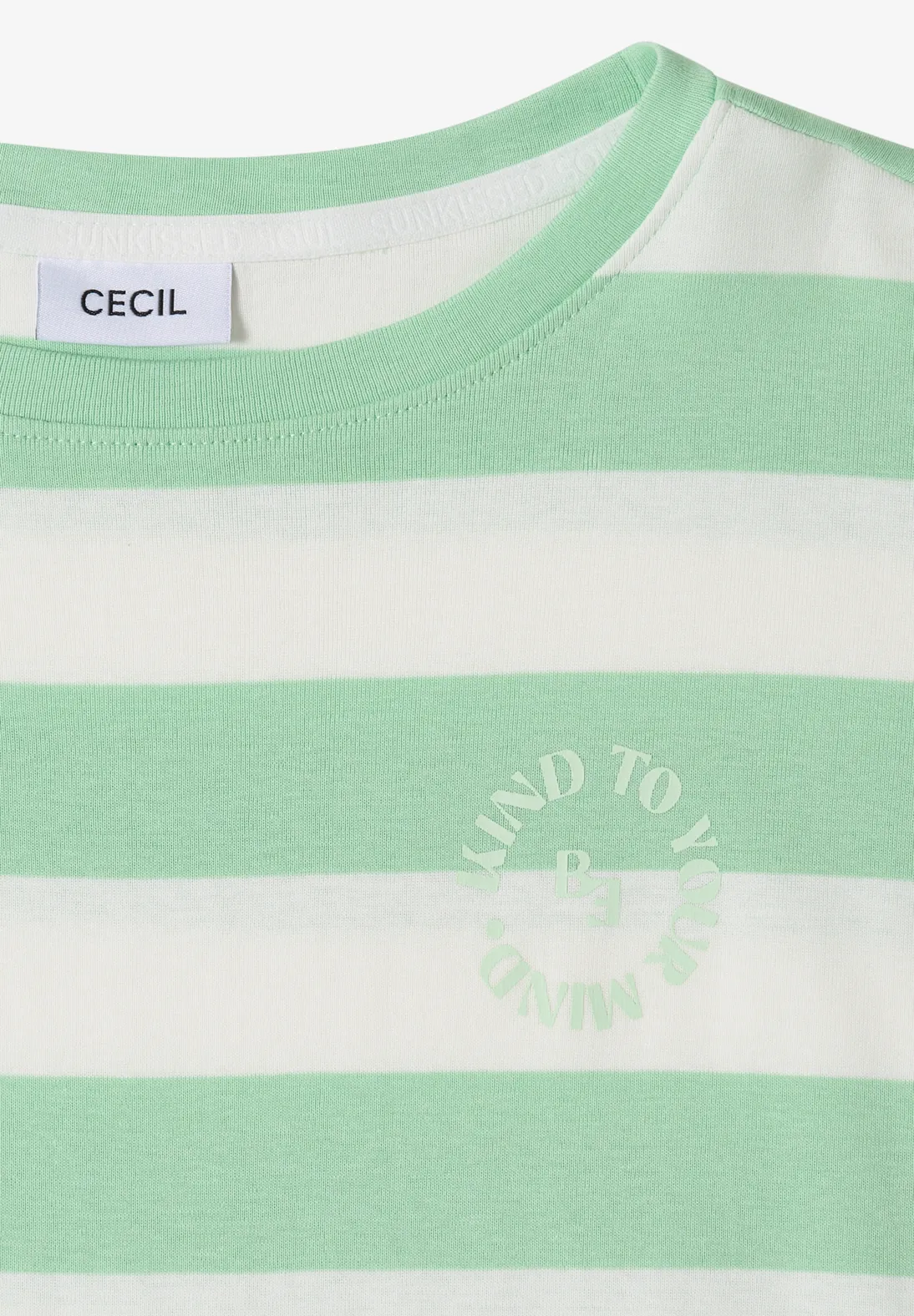 Cecil Shirt met Strepen - Juicy Lime