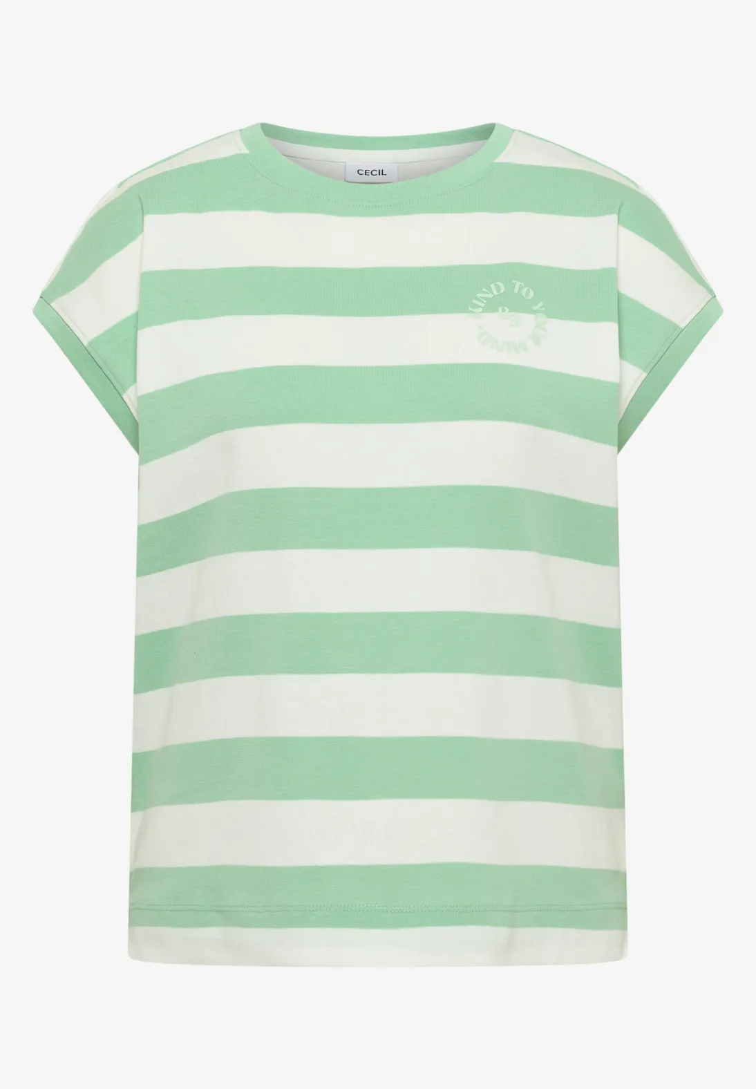 Cecil Shirt mit Streifen - Juicy Lime