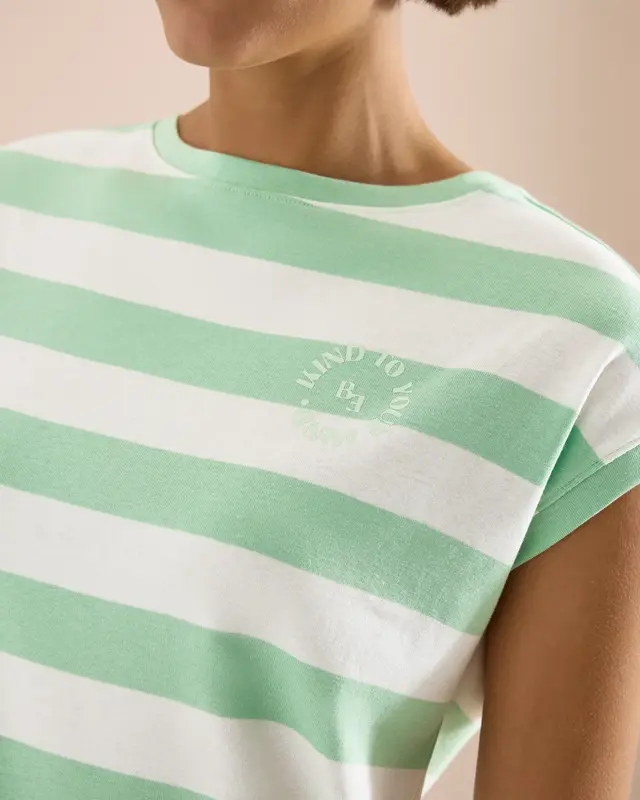 Cecil Shirt met Strepen - Juicy Lime