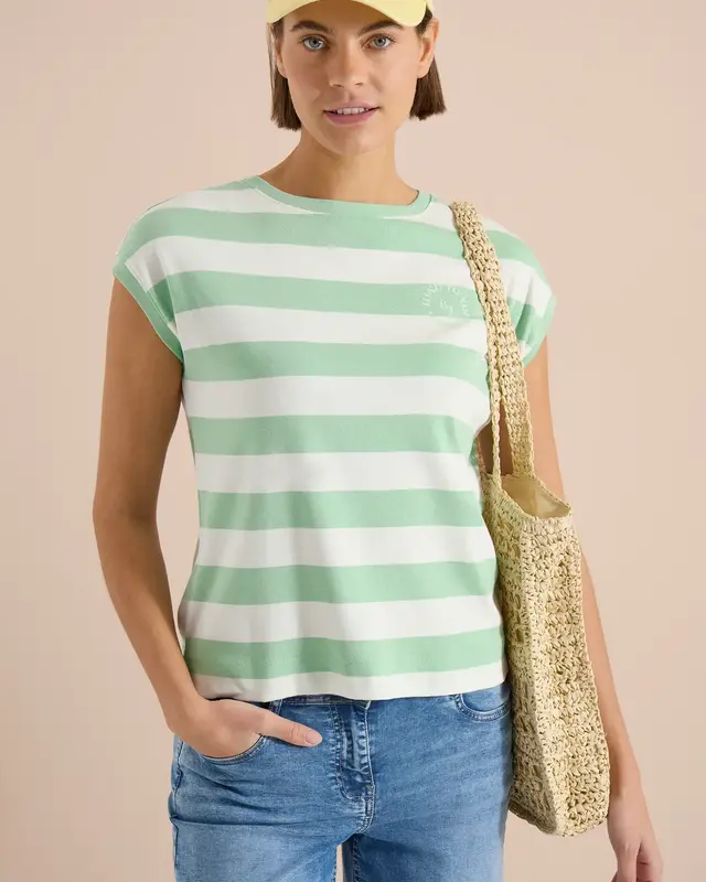 Cecil Shirt met Strepen - Juicy Lime