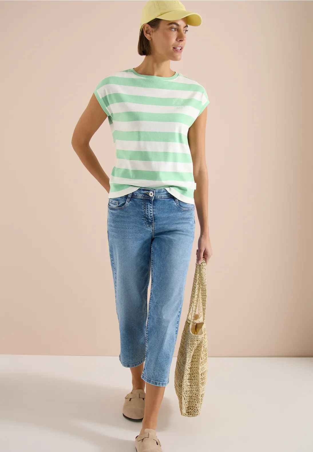 Cecil Shirt met Strepen - Juicy Lime