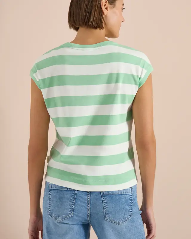 Cecil Shirt met Strepen - Juicy Lime
