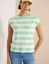 Cecil Shirt with Stripes - Juicy Lime
