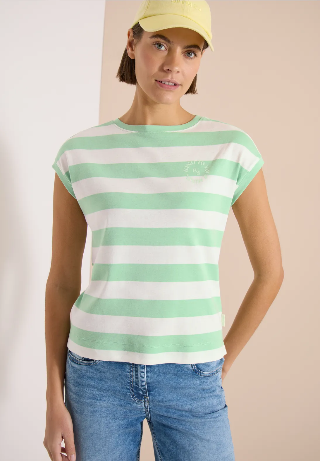 Cecil Shirt with Stripes - Juicy Lime