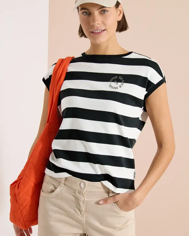 Cecil Shirt with Stripes - Palm Breeze Green