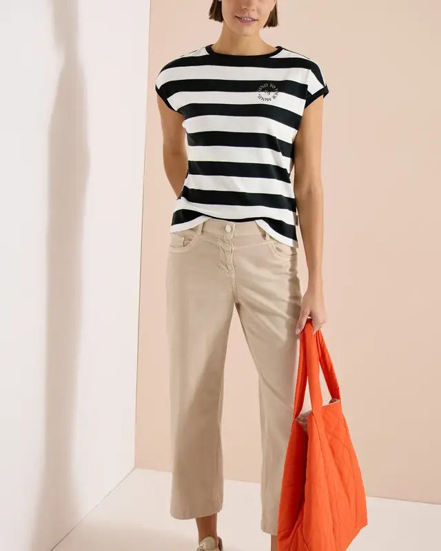 Cecil Shirt mit Streifen - Palm Breeze Green