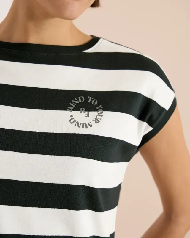 Cecil Shirt with Stripes - Palm Breeze Green