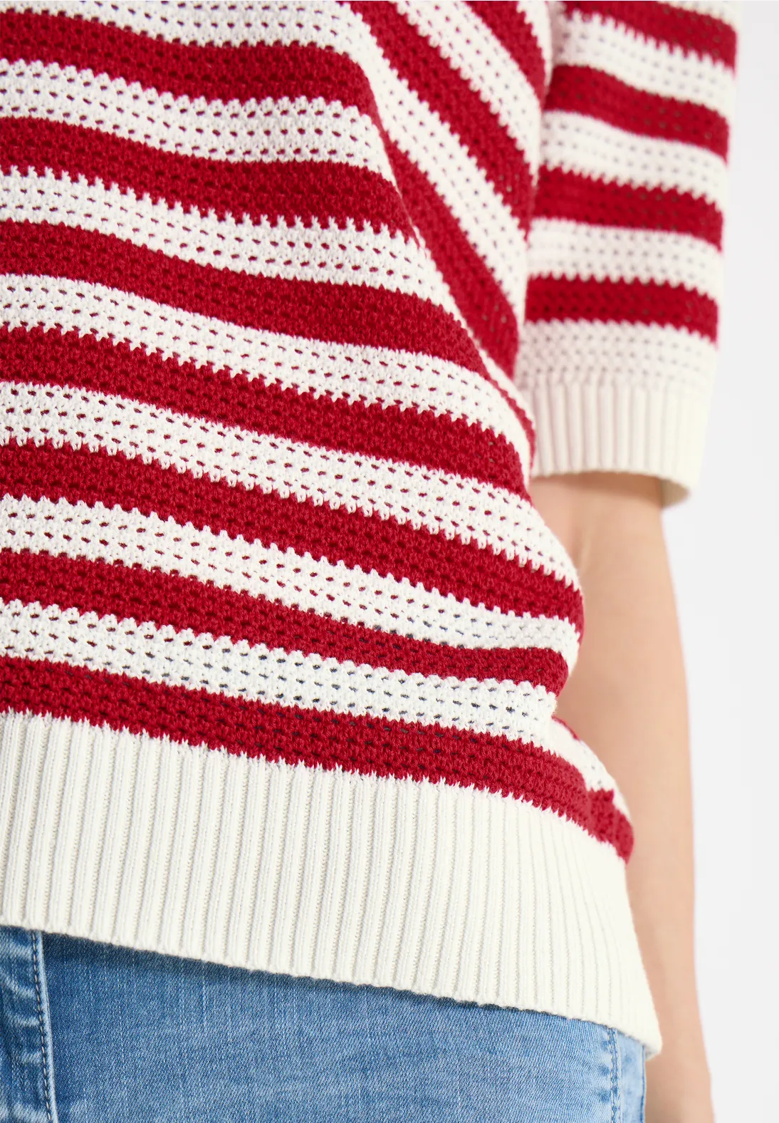 Cecil Poloshirt in Mesh Kwaliteit - Glazed Apple Red