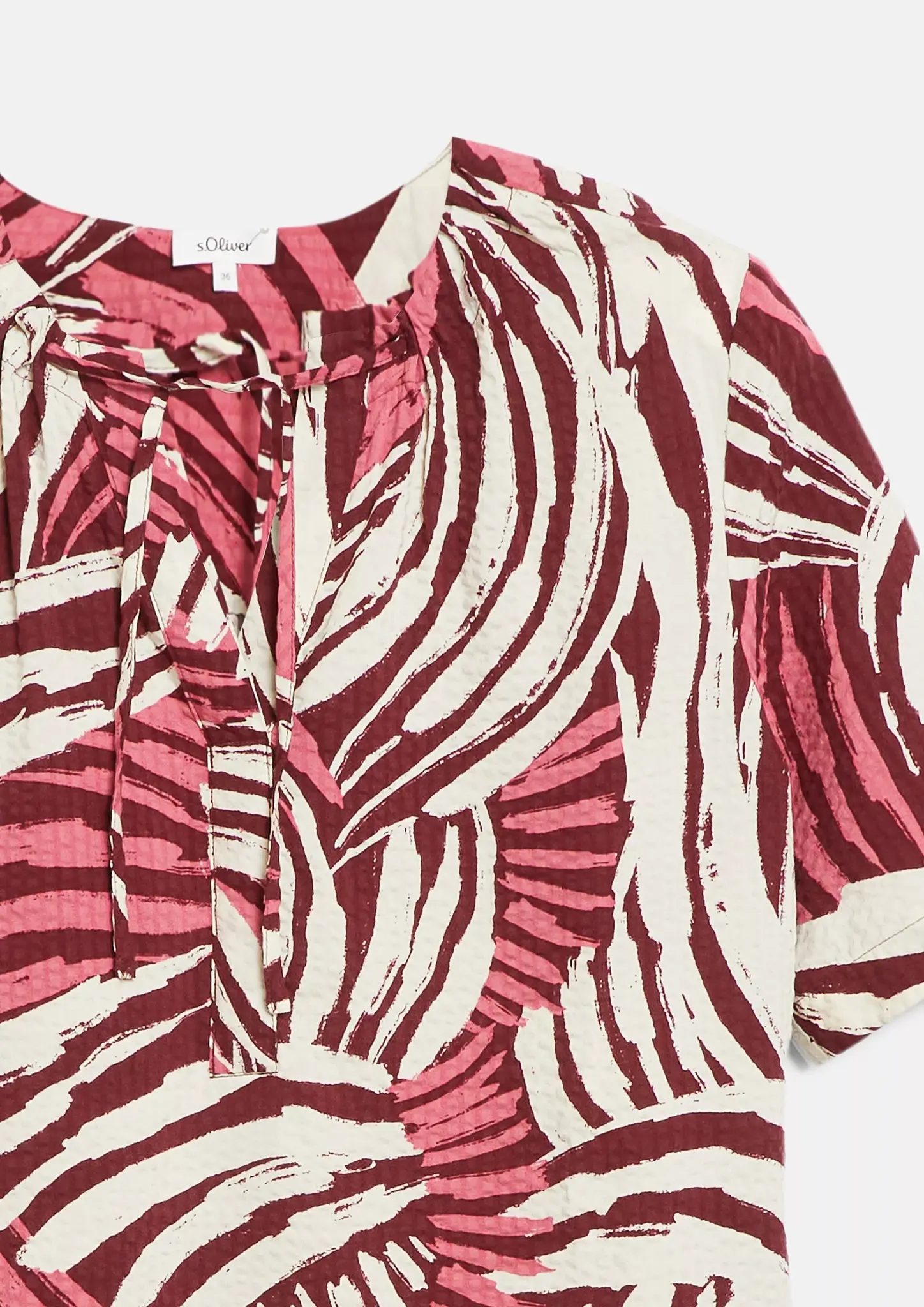 S. Oliver Print Blouse - Pink