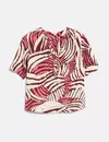 S. Oliver Print Bluse - Pink