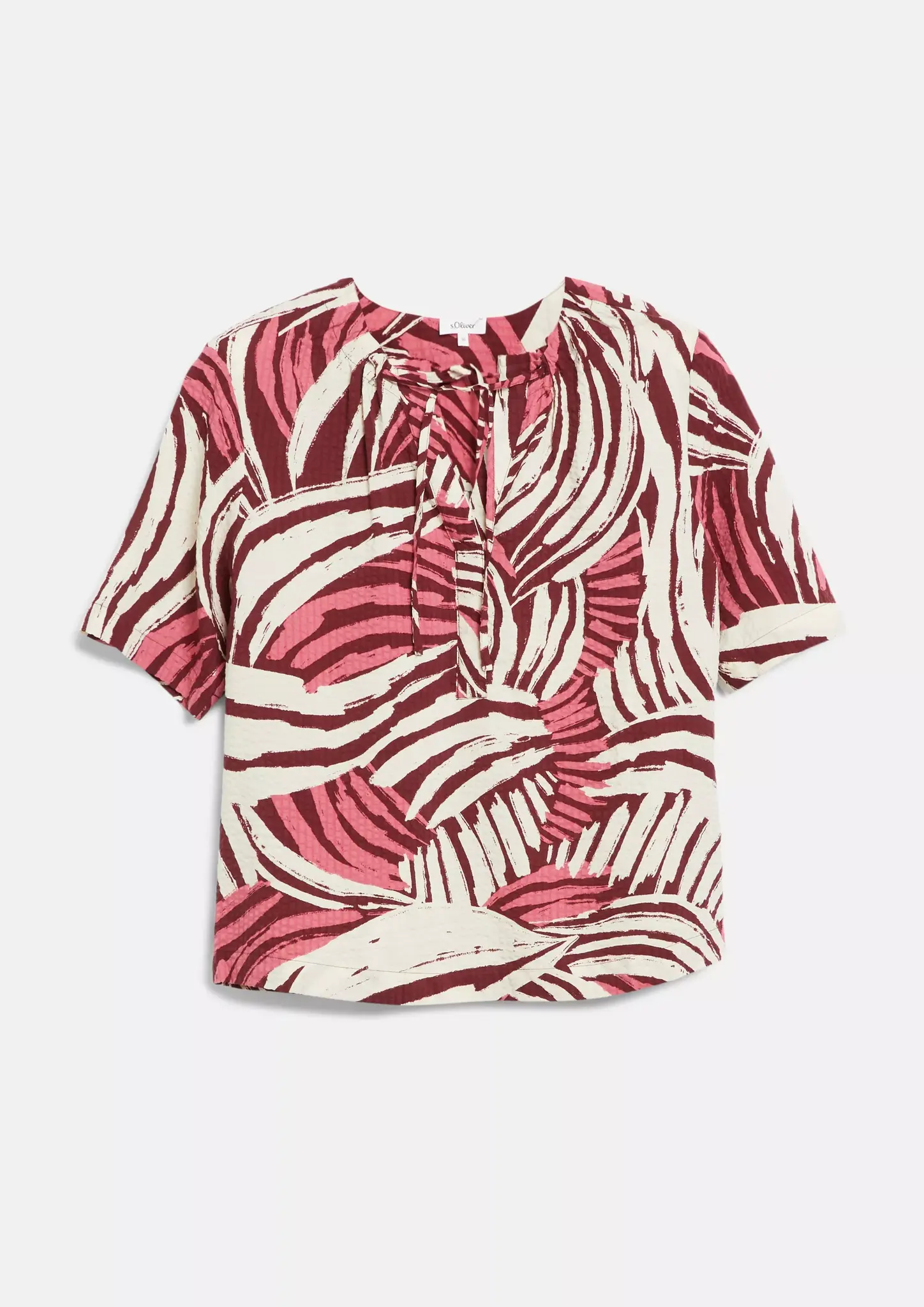 S. Oliver Print Blouse - Pink