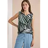 Grafik Print Top - Palm Breeze Green