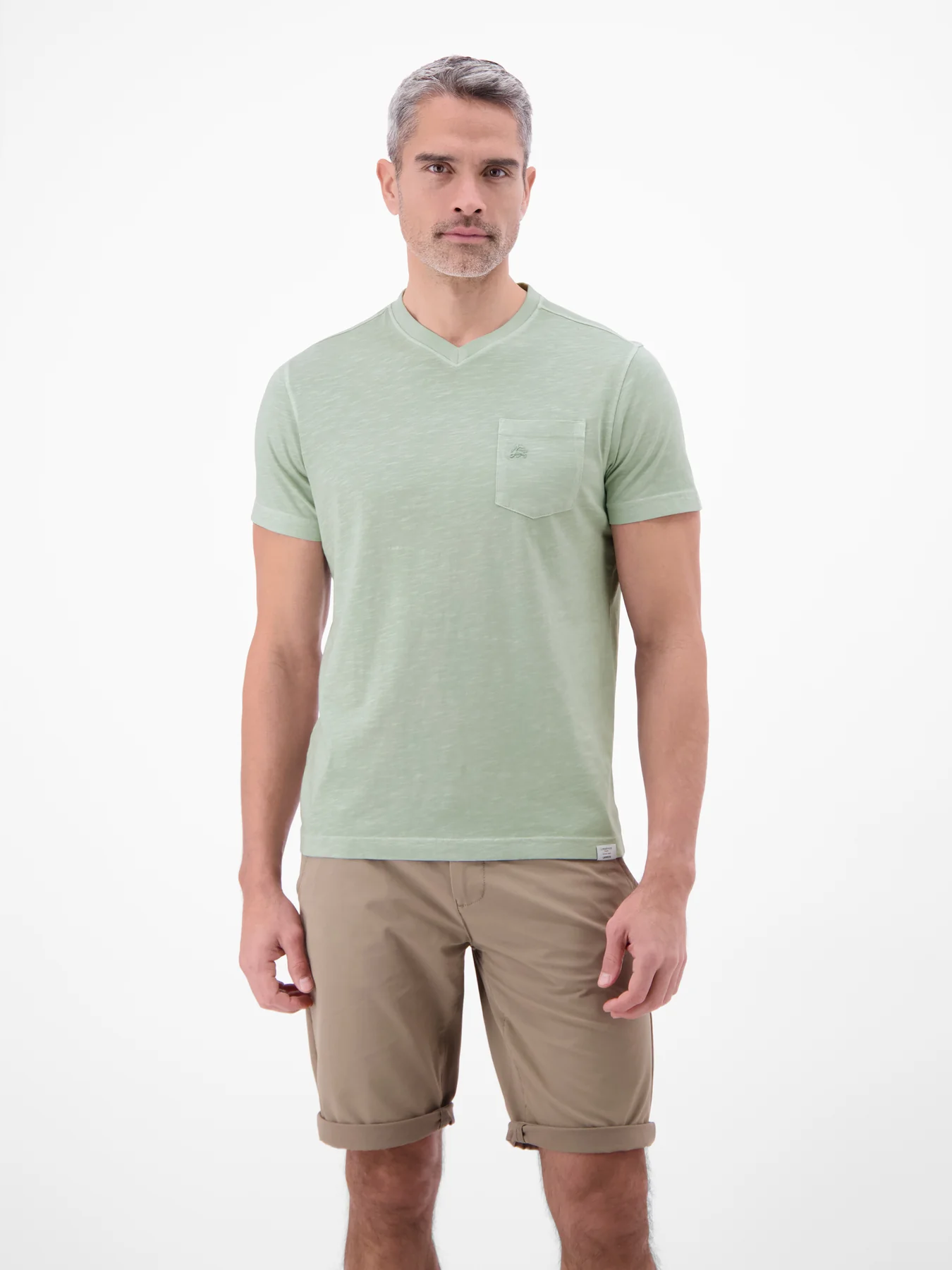 Lerros V-Neck T-Shirt - Bay Green