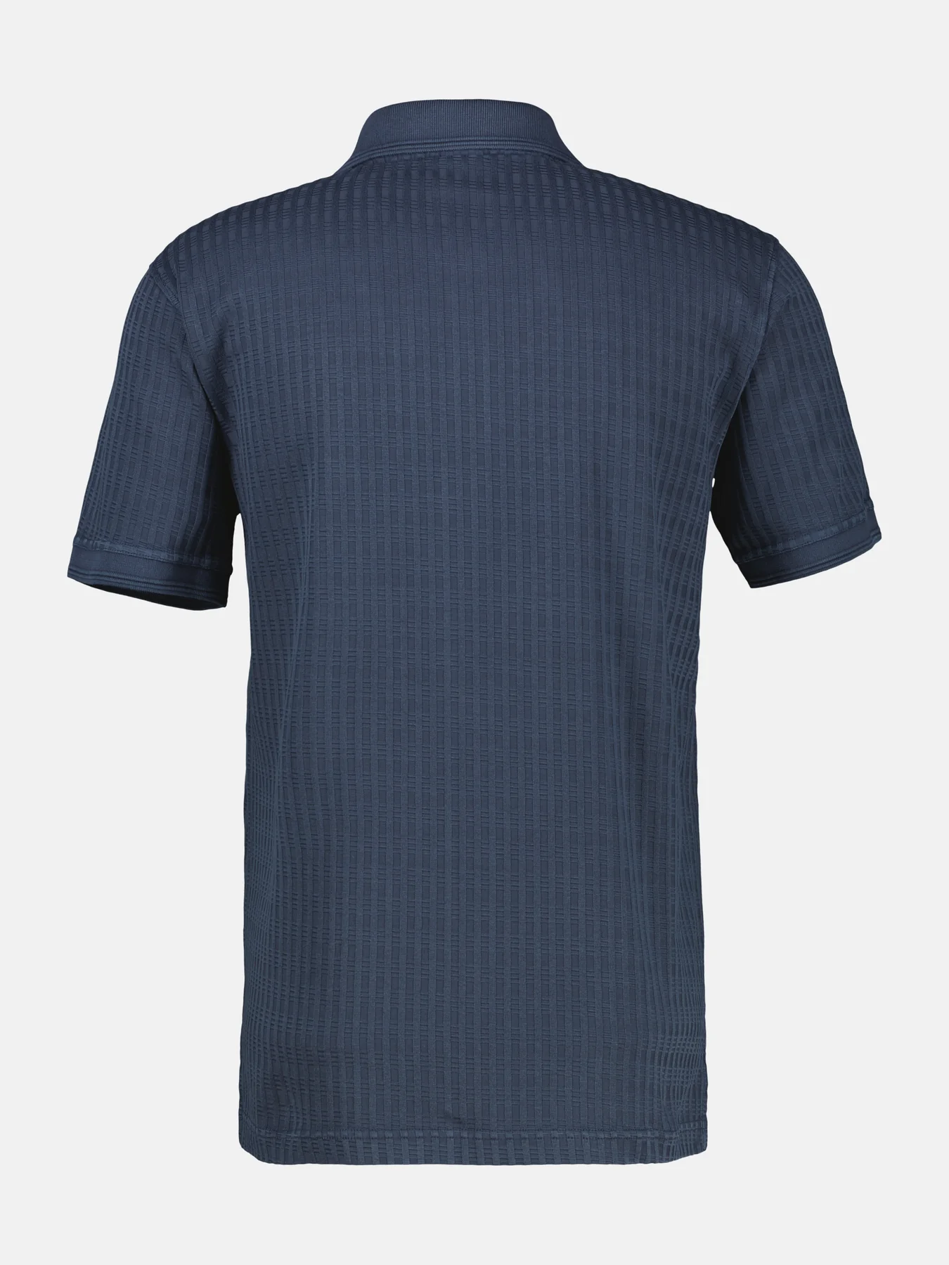 Lerros Jacquard Poloshirt - Classic Navy