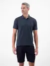 Lerros Jacquard Poloshirt - Classic Navy