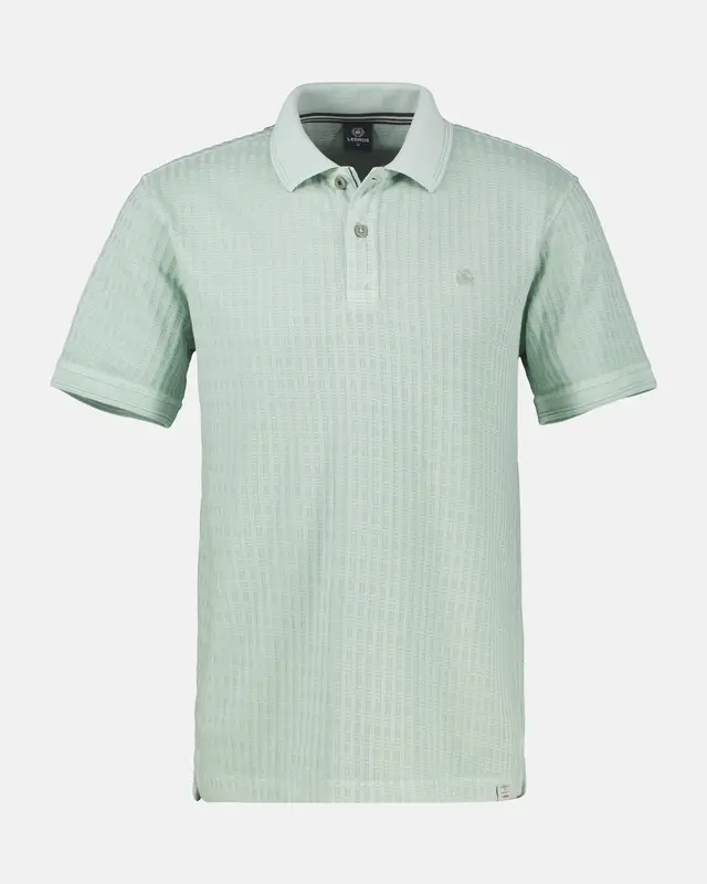 Lerros Jacquard Poloshirt - Bay Green