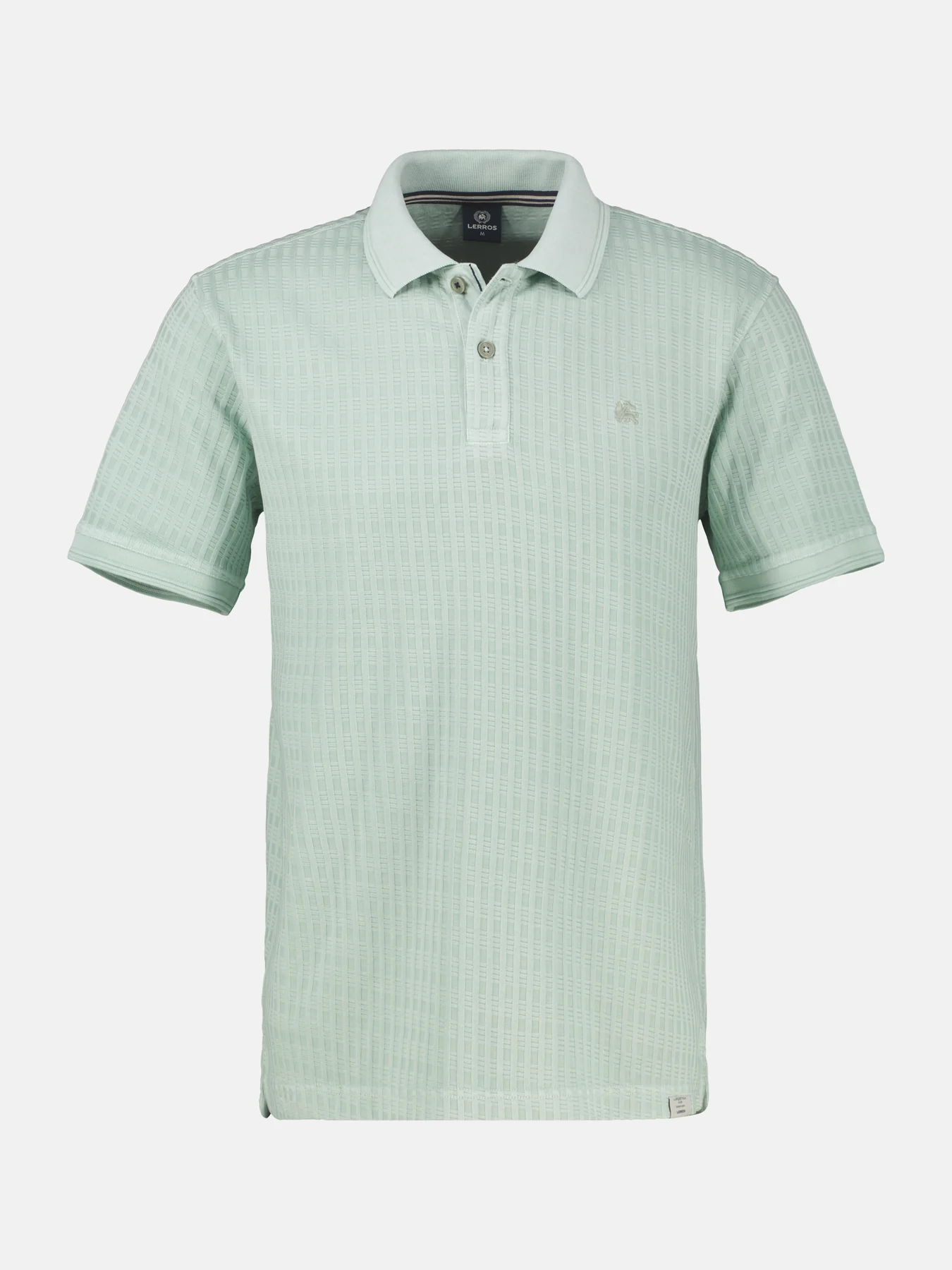 Lerros Jacquard Poloshirt - Bay Green