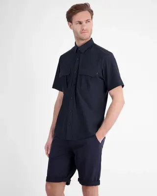 Lerros Hemd mit Brusttaschen - Classic Navy