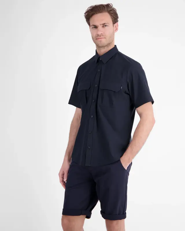 Lerros Hemd mit Brusttaschen - Classic Navy