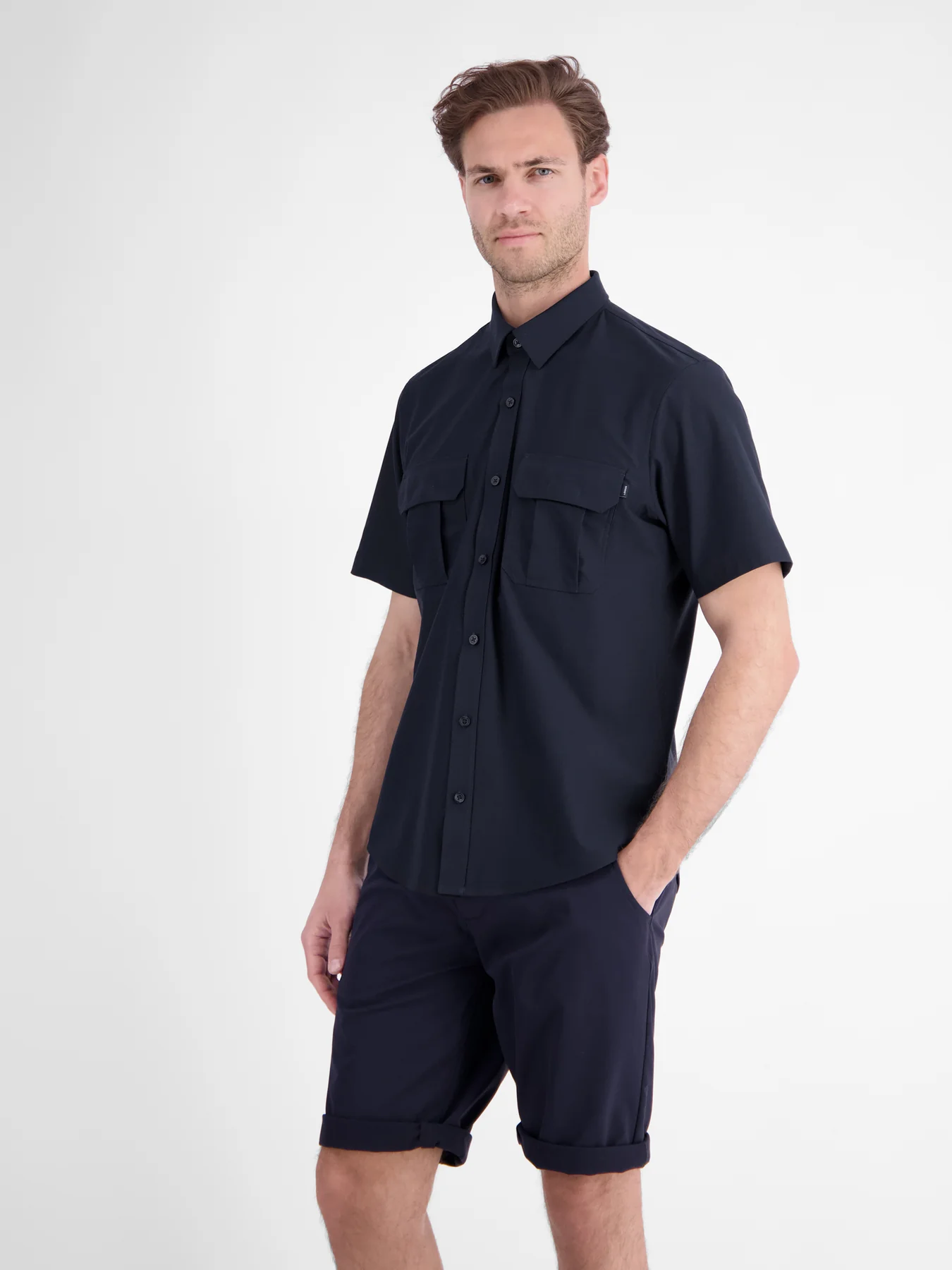 Lerros Shirt with Chestpockets - Classic Navy