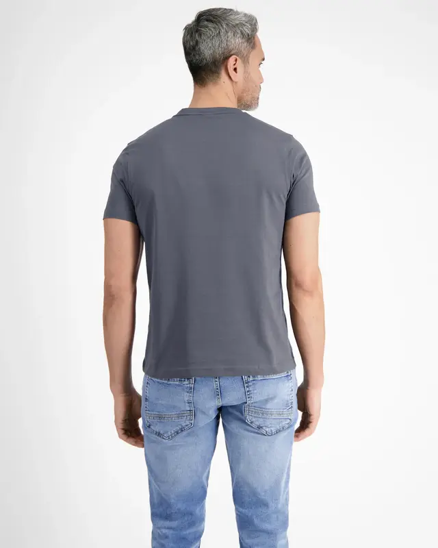 Lerros T-Shirt Ronde Hals - Rock Grey