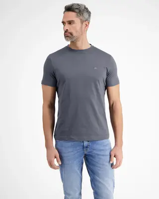 Lerros T-Shirt Ronde Hals - Rock Grey