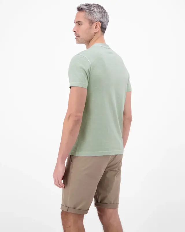 Lerros T-Shirt, Puur Katoen - Bay Green