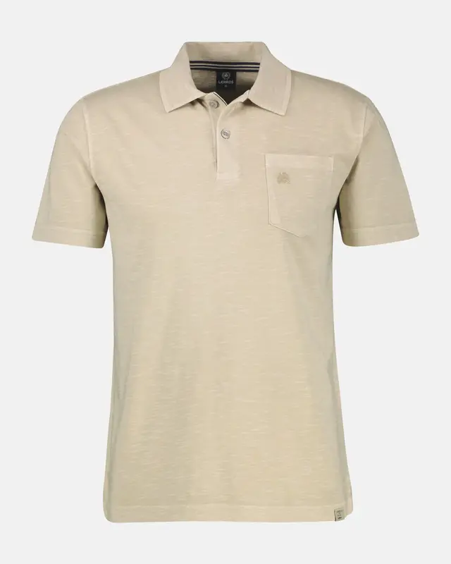 Lerros Poloshirt Jersey - Gravel Beige