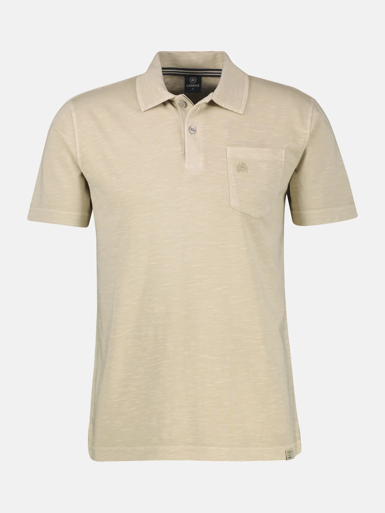 Lerros Poloshirt Jersey Kwaliteit - Gravel Beige