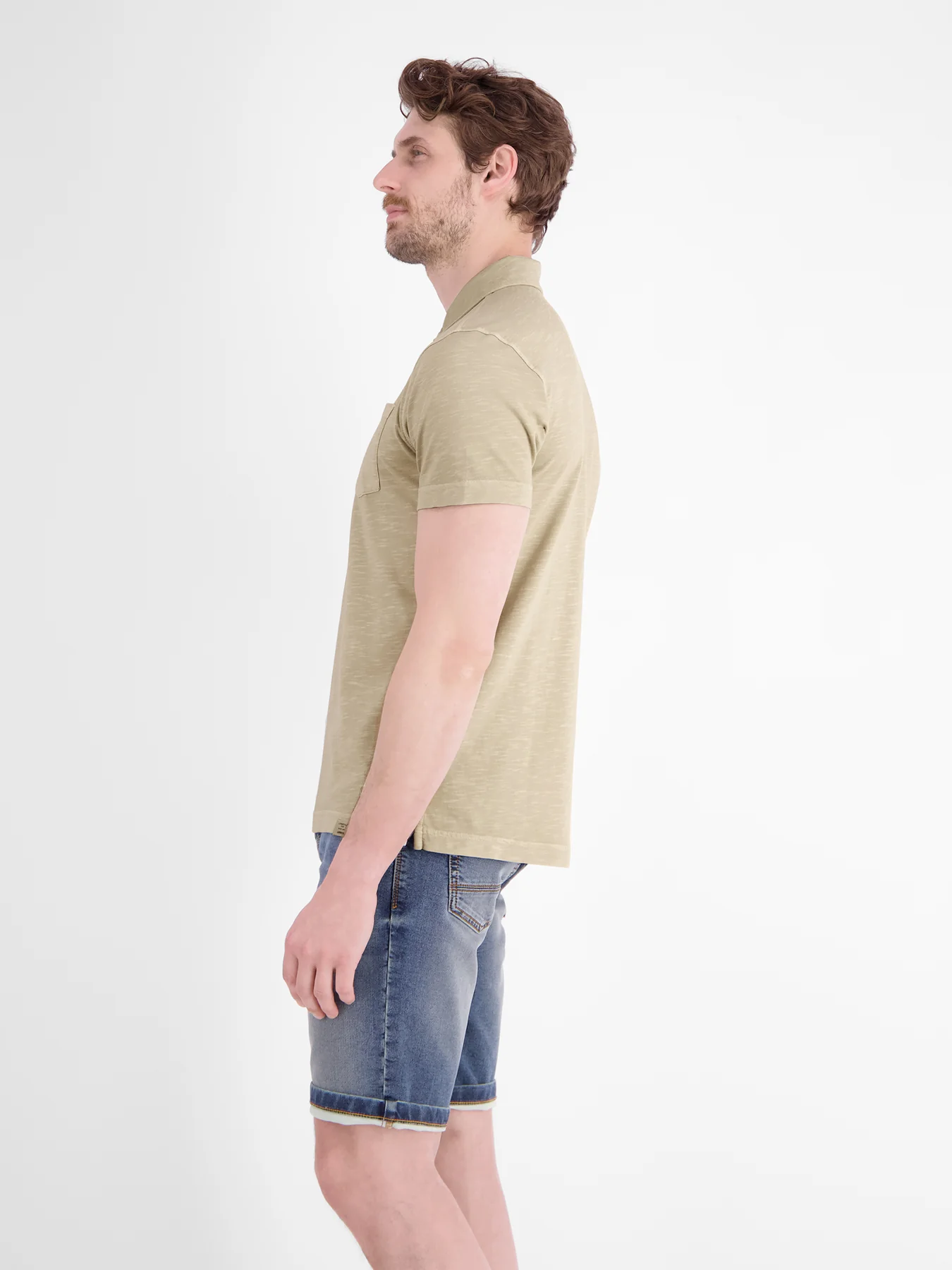 Lerros Poloshirt Jersey - Gravel Beige