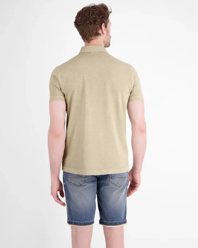 Lerros Poloshirt Jersey Kwaliteit - Gravel Beige