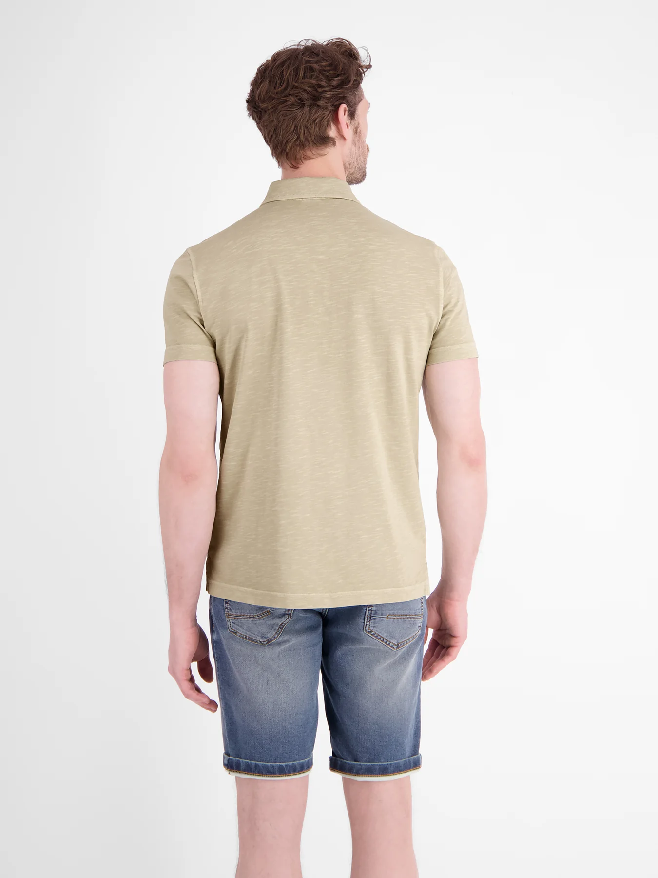 Lerros Poloshirt Jersey - Gravel Beige