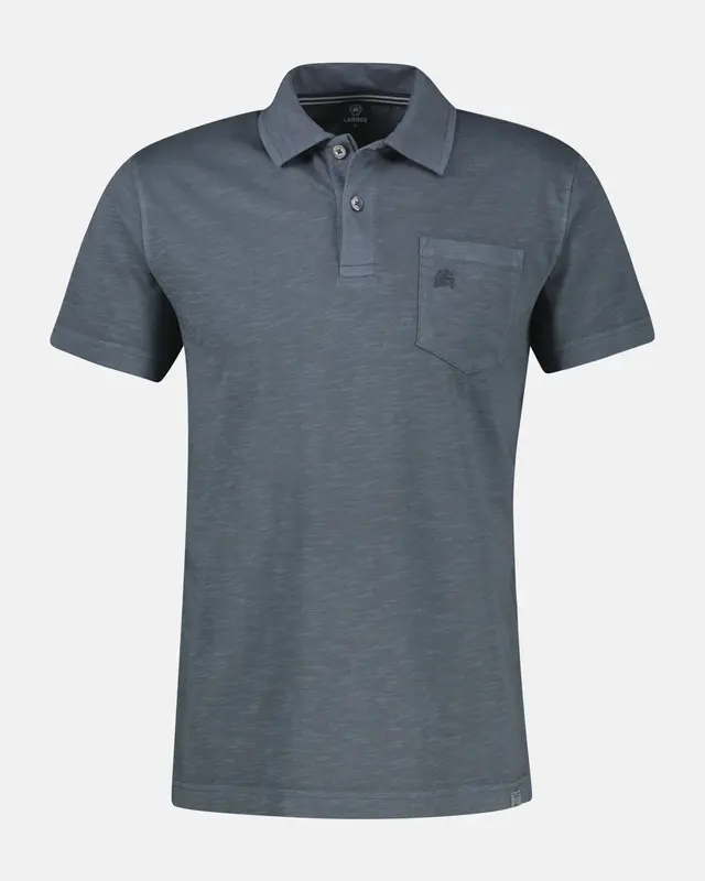 Lerros Poloshirt Jersey Kwaliteit - Lava Grey