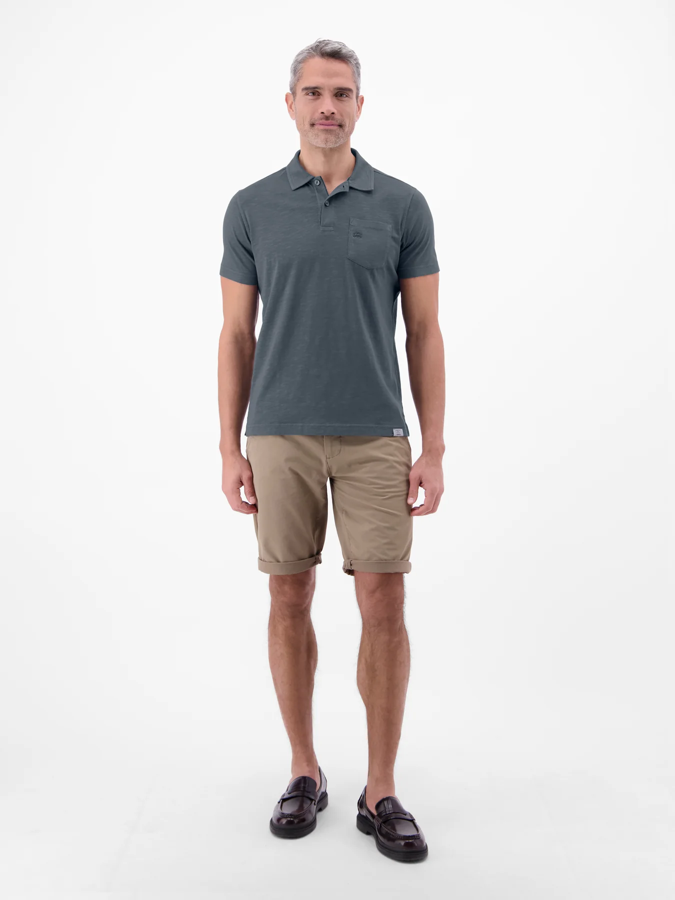 Lerros Poloshirt Jersey - Lava Grey