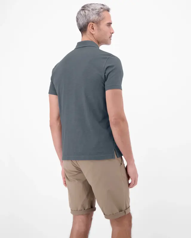 Lerros Poloshirt Jersey Kwaliteit - Lava Grey