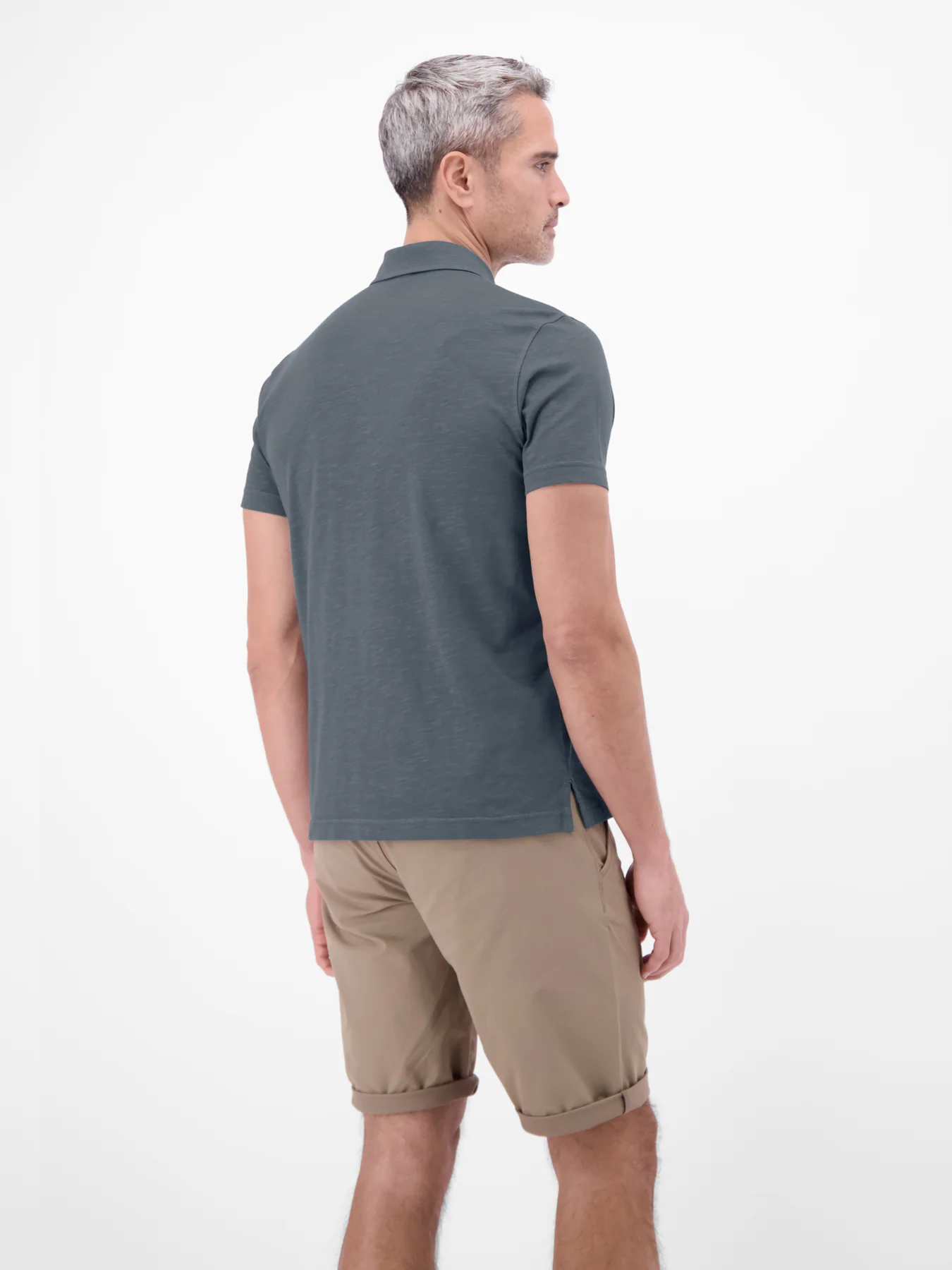 Lerros Poloshirt Jersey Kwaliteit - Lava Grey