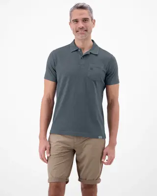 Lerros Poloshirt Jersey - Lava Grey
