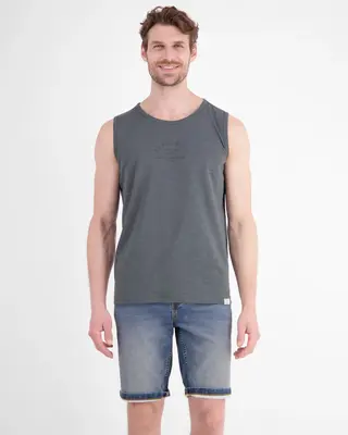 Lerros Tanktop Frontprint - Lava Grey