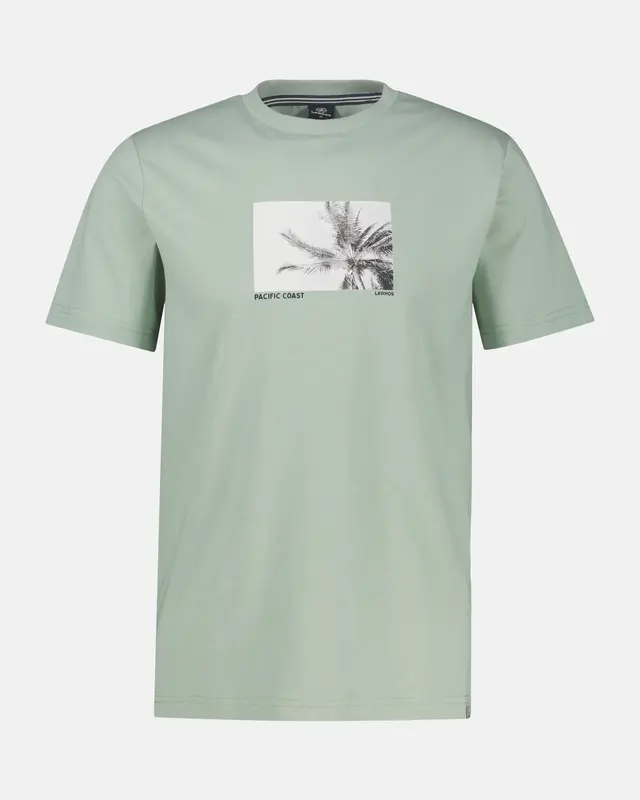 Lerros T-Shirt Frontprint - Bay Green