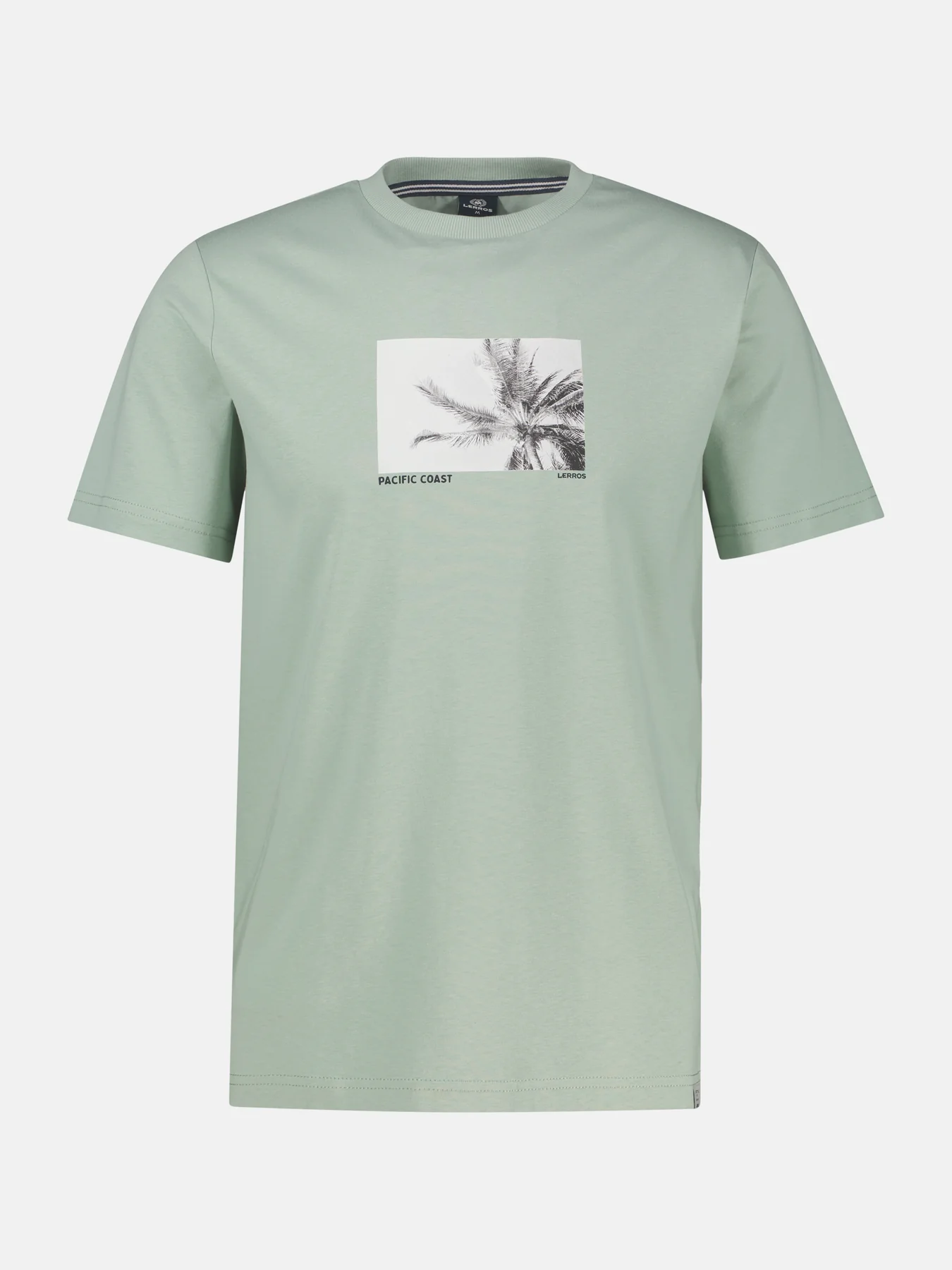 Lerros T-Shirt Frontprint - Bay Green
