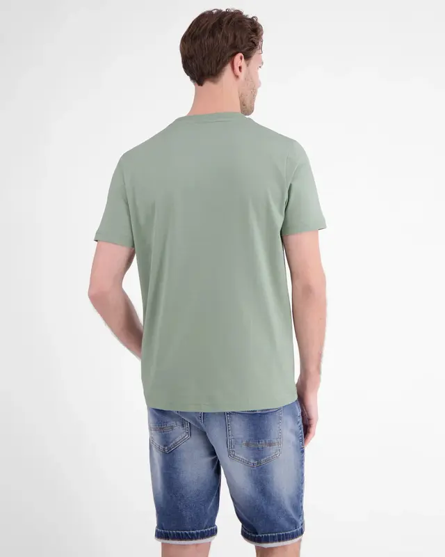 Lerros T-Shirt Frontprint - Bay Green