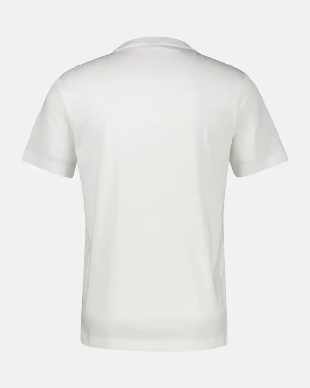 Lerros T-Shirt Borstprint - Broken White