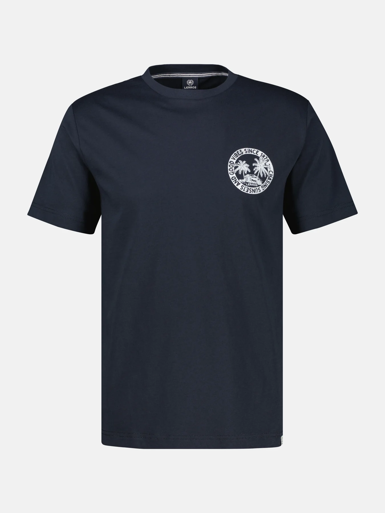Lerros T-Shirt Chestprint - Classic Navy
