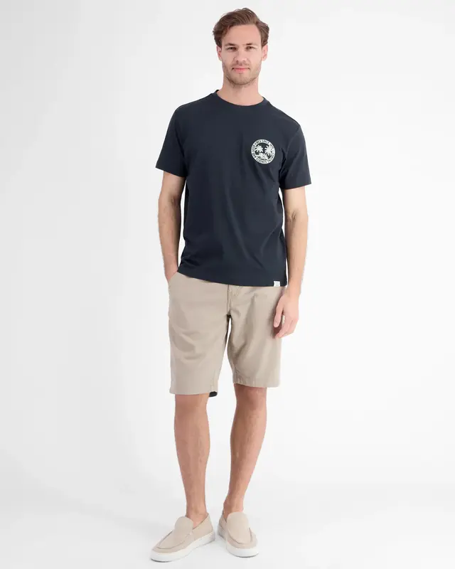 Lerros T-Shirt Brustprint - Classic Navy