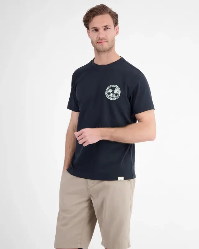 Lerros T-Shirt Chestprint - Classic Navy