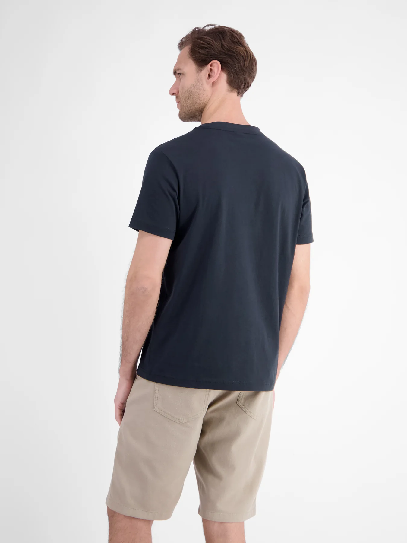 Lerros T-Shirt Chestprint - Classic Navy