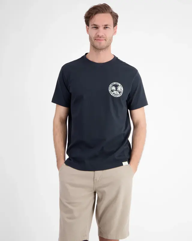 Lerros T-Shirt Chestprint - Classic Navy