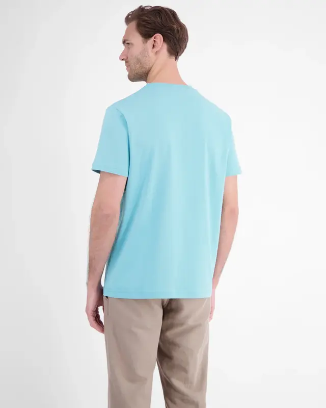 Lerros T-Shirt Summervibe Print - Reef Blue